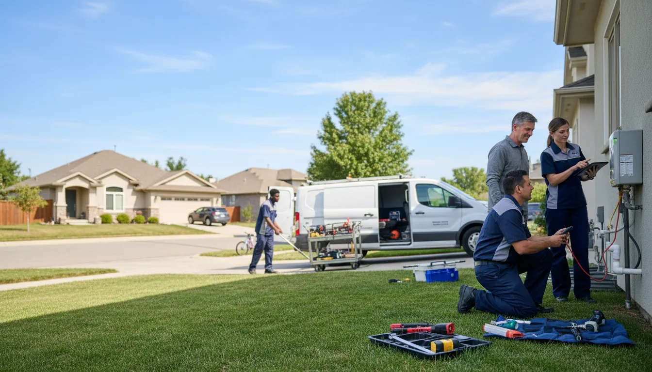 Tankless water heater service in Liebenthal, KS